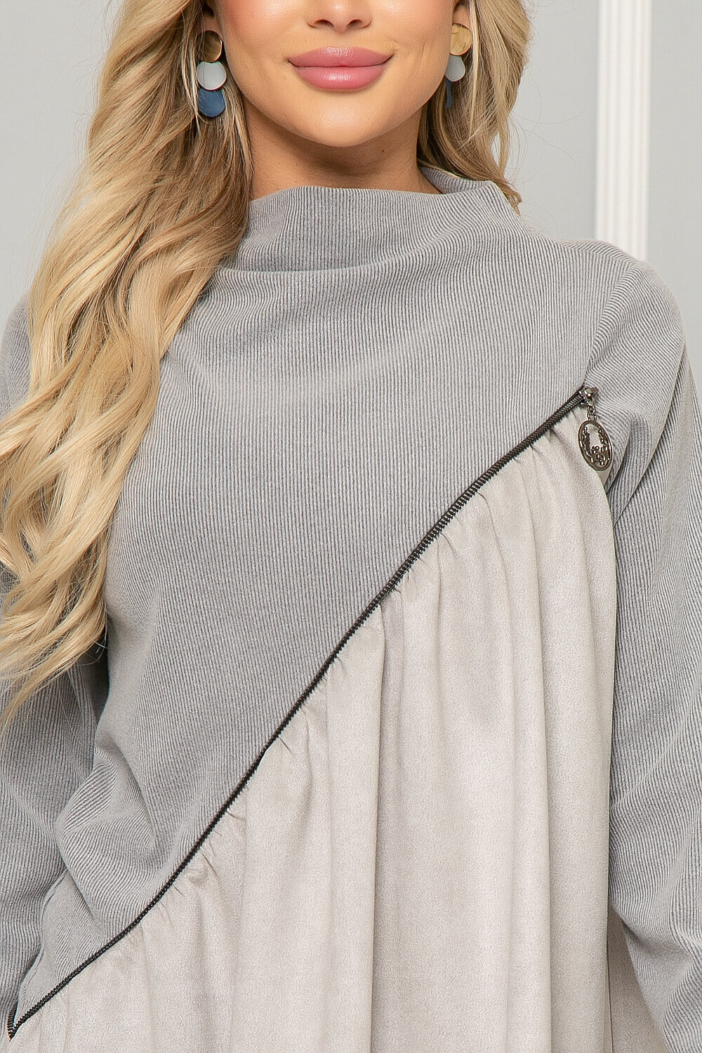 LT Collection Платье 272158 П4914 серый