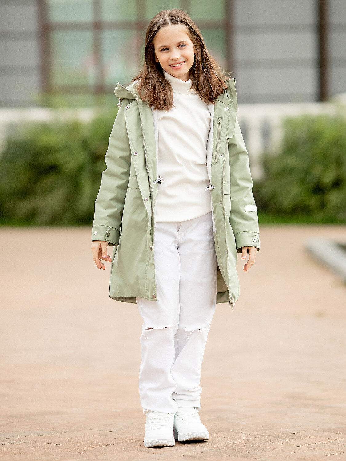 BATIK Парка 276544 517-23в-146-76-2-01 Морозно зеленый