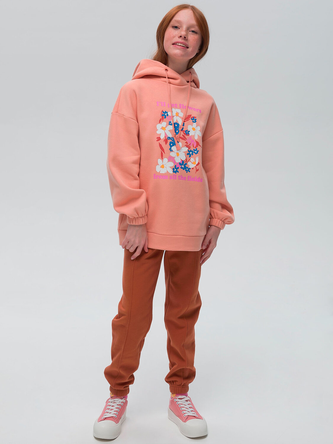 PELICAN Толстовка 276883 GFNK4319 Персиковый