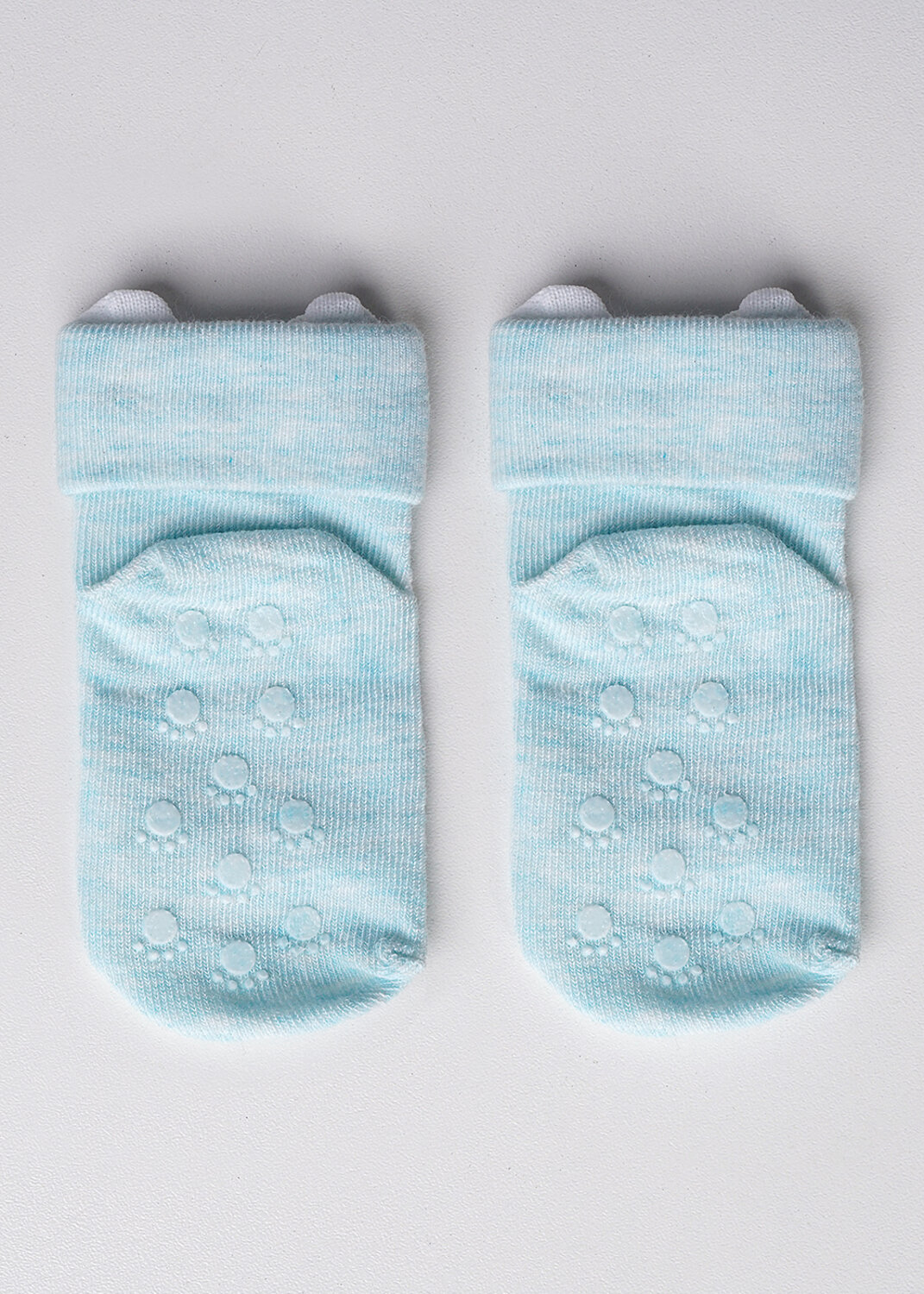 CLEVER Носки 277692 С003 12-14,14-16 меланж бирюзовый