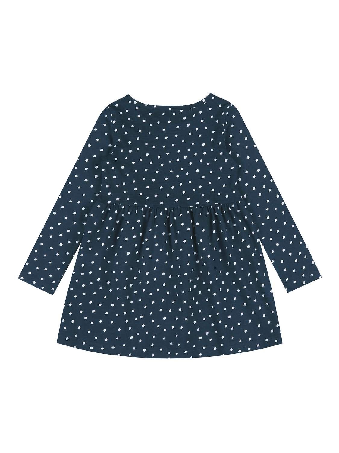 Апрель Платье 290338 1ДПД4017001н белые пятнышки на темно-синем