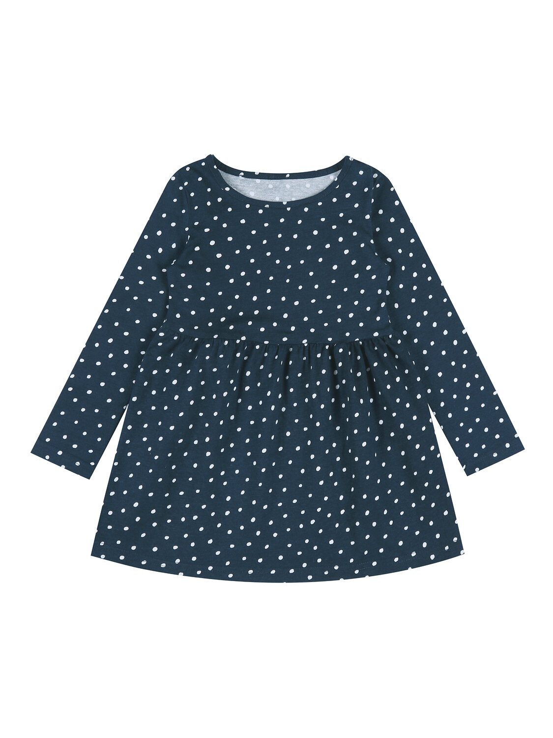 Апрель Платье 290338 1ДПД4017001н белые пятнышки на темно-синем