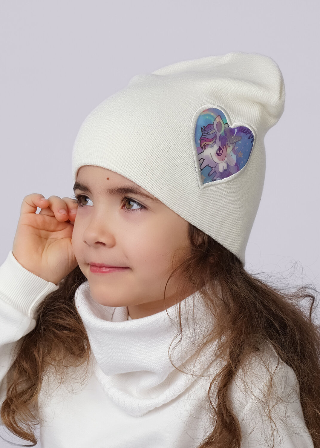 CLEVER Шапка 294473 533697ха молочный