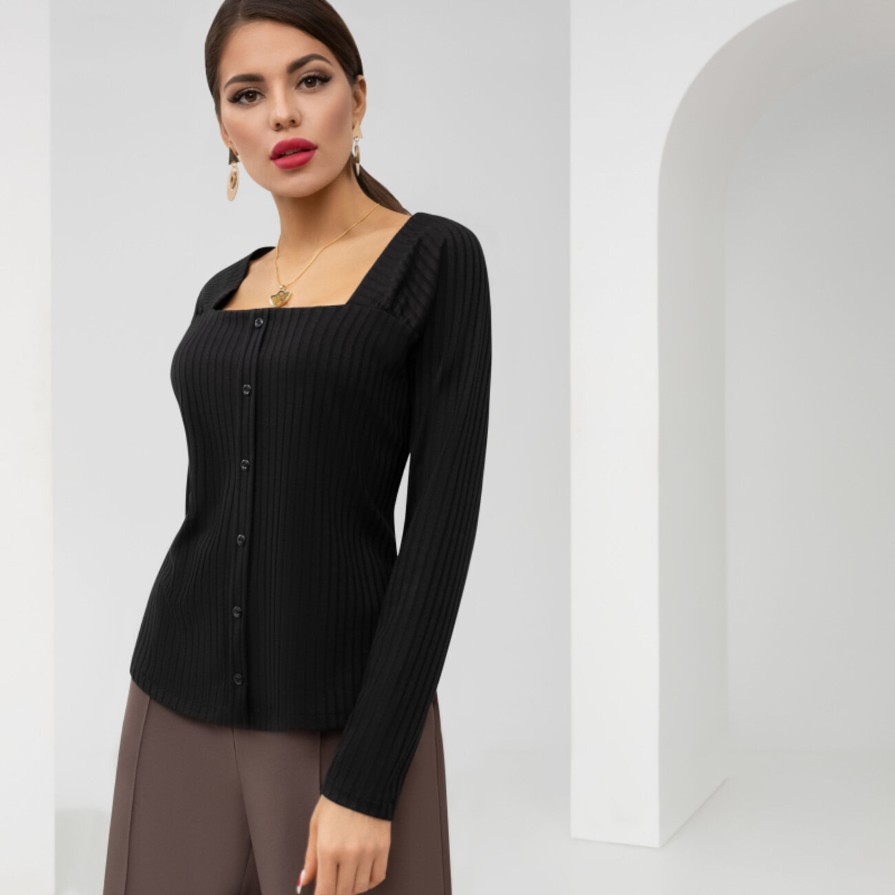 CHARUTTI Блуза 295669 7927 черный