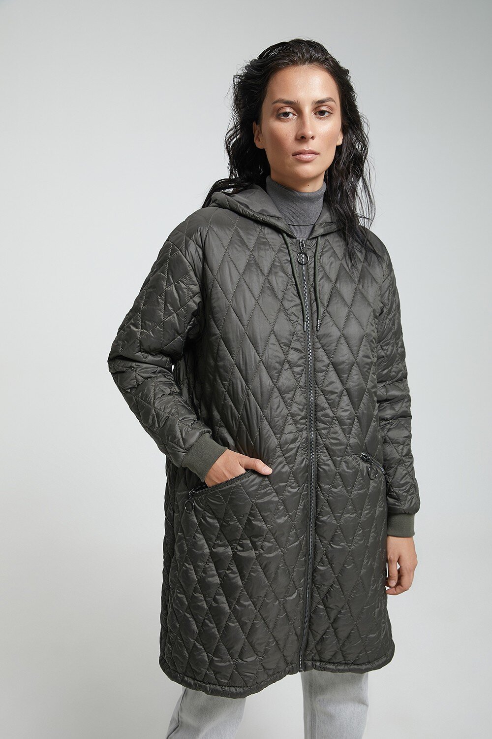 CONCEPT CLUB Пальто 297437 10200610085 хаки