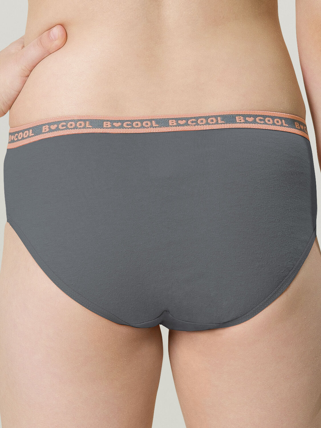 PELICAN Трусы 298200 GULB3298(3) Светло-серый/персиковый/изумрудный