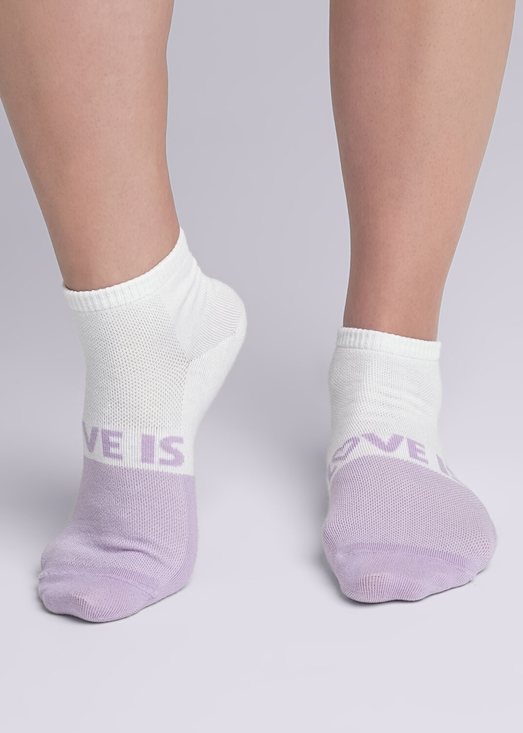 CLEVER Носки 300424 Д5385 белый/св.фиолетовый