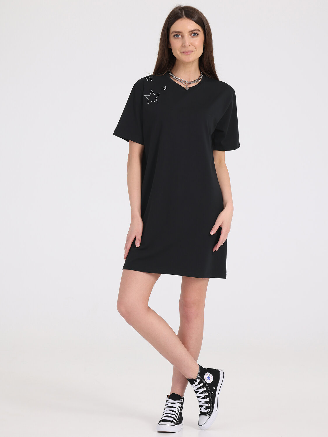 Апрель Платье 302801 1ЖПК4264804 черный