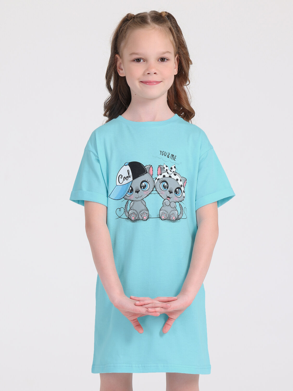 Апрель Платье 303027 1ДПК4283001 светлая бирюза