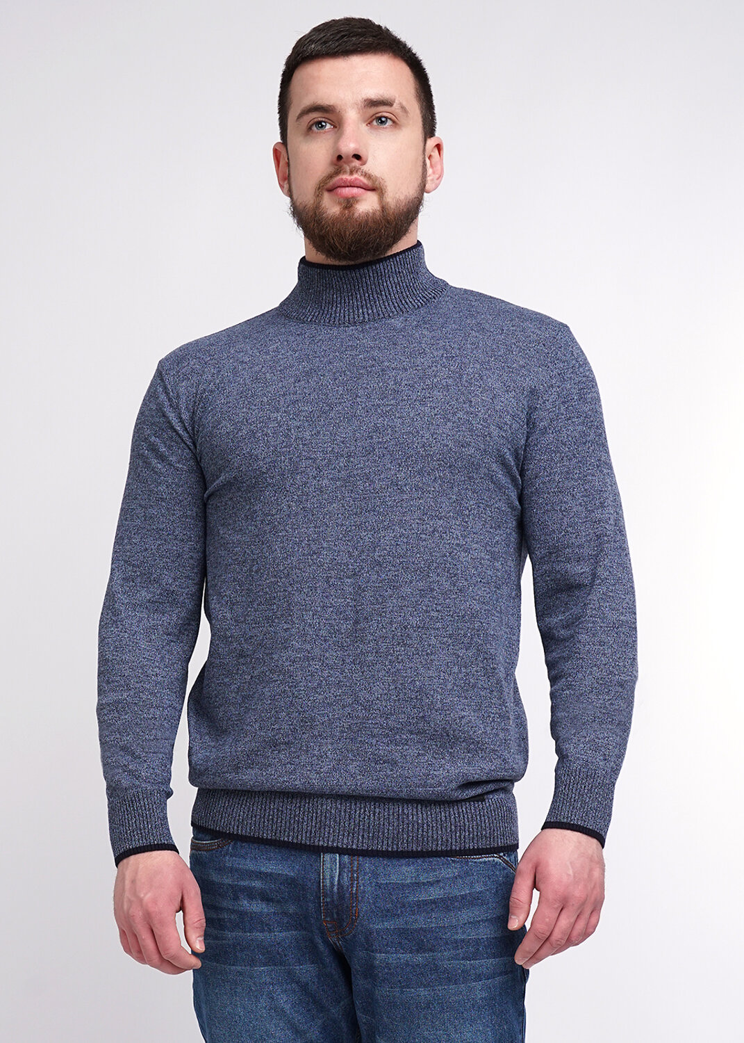 CLEVER Джемпер 308417 633606хпэ мулине джинсовый