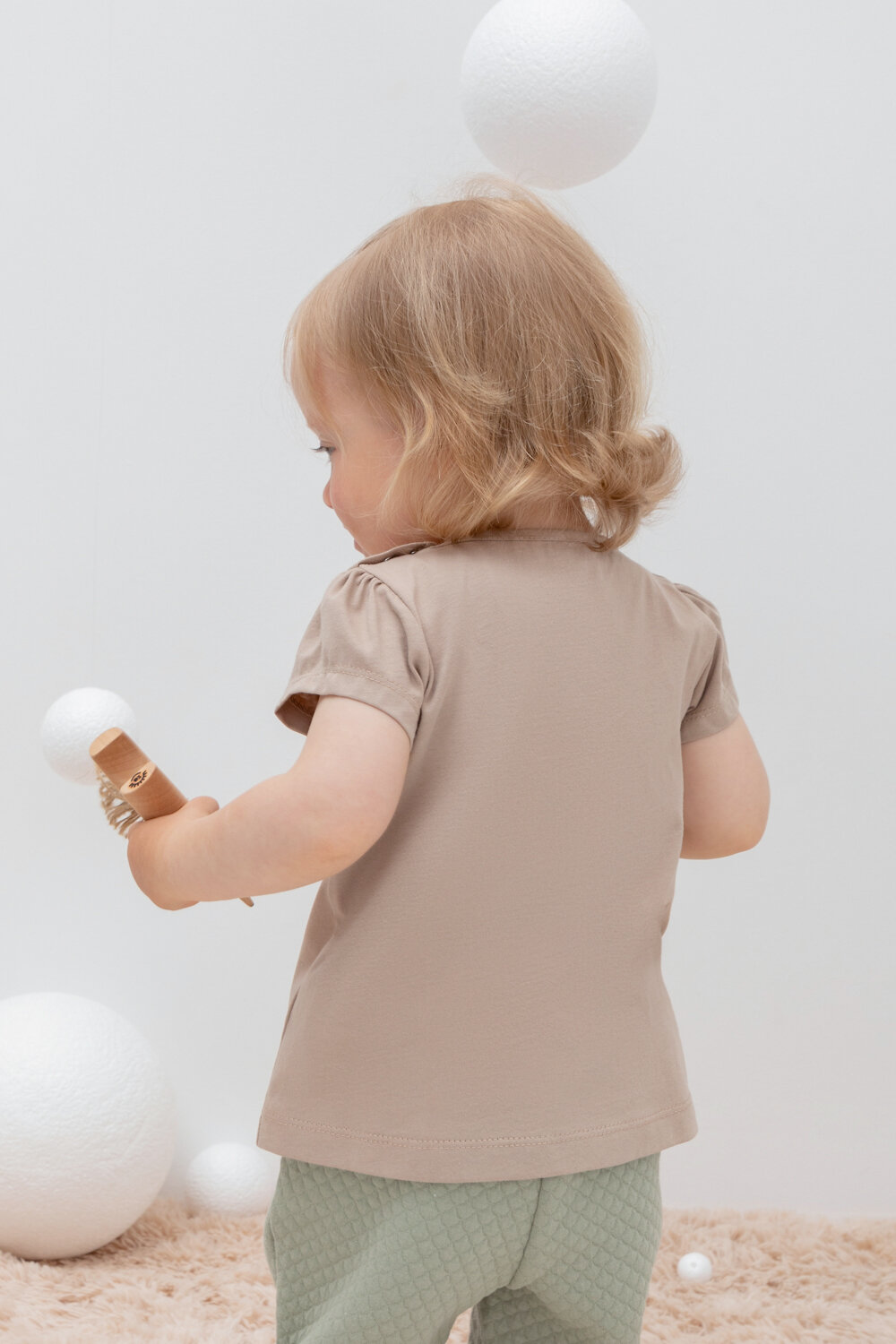 CROCKID Фуфайка 314335 КР 302260 темно-бежевый