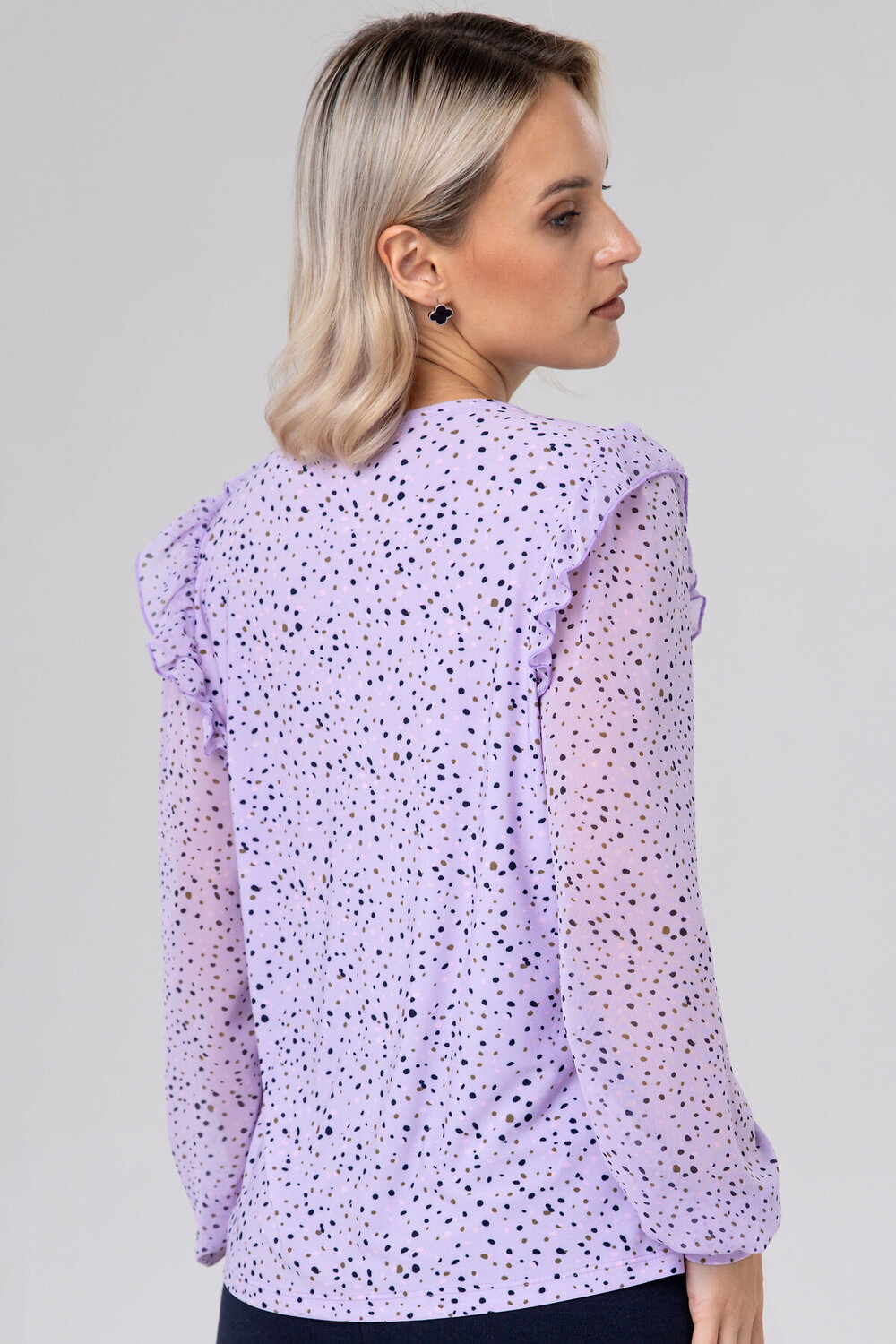 RISE Блузка 316413 7018-24/06 Сиреневый, синий