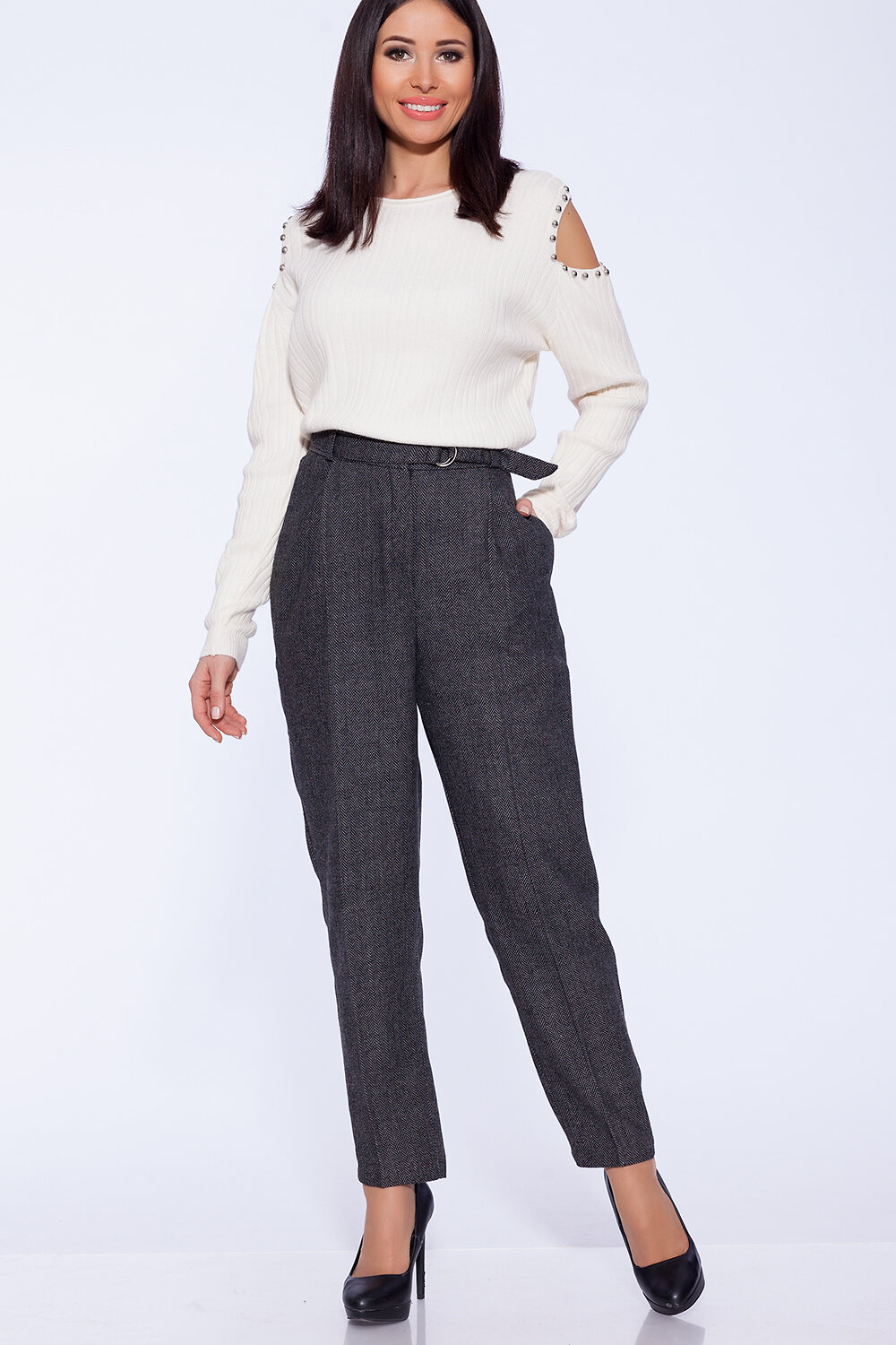 VISERDI Брюки 49637 2062-ств 818990 Темно-серый