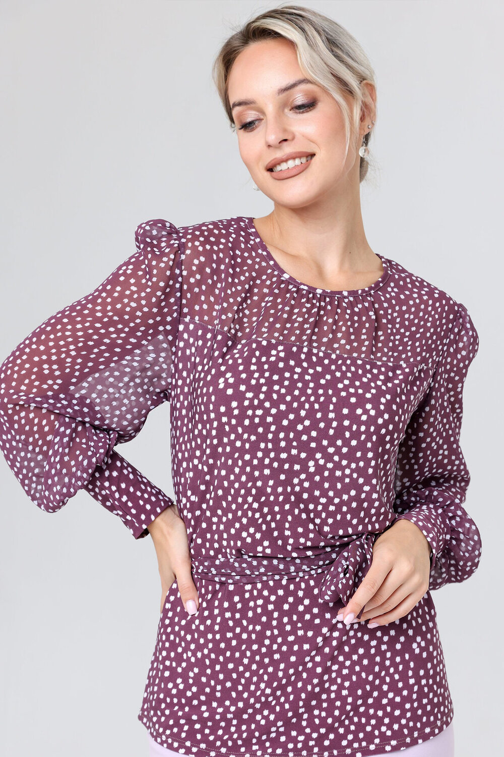 RISE Блузка 317104 4021-27/08 Брусничный