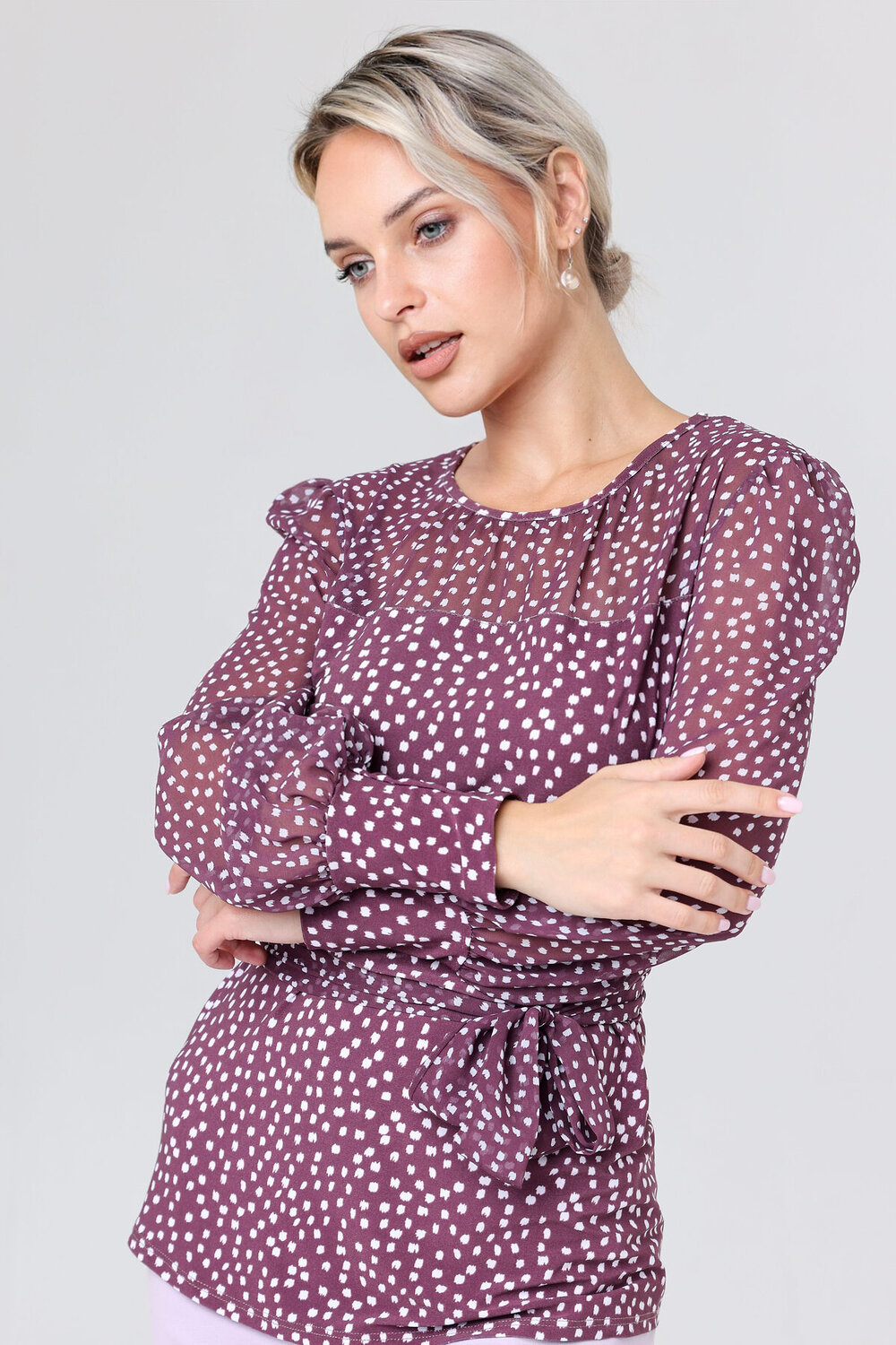 RISE Блузка 317104 4021-27/08 Брусничный