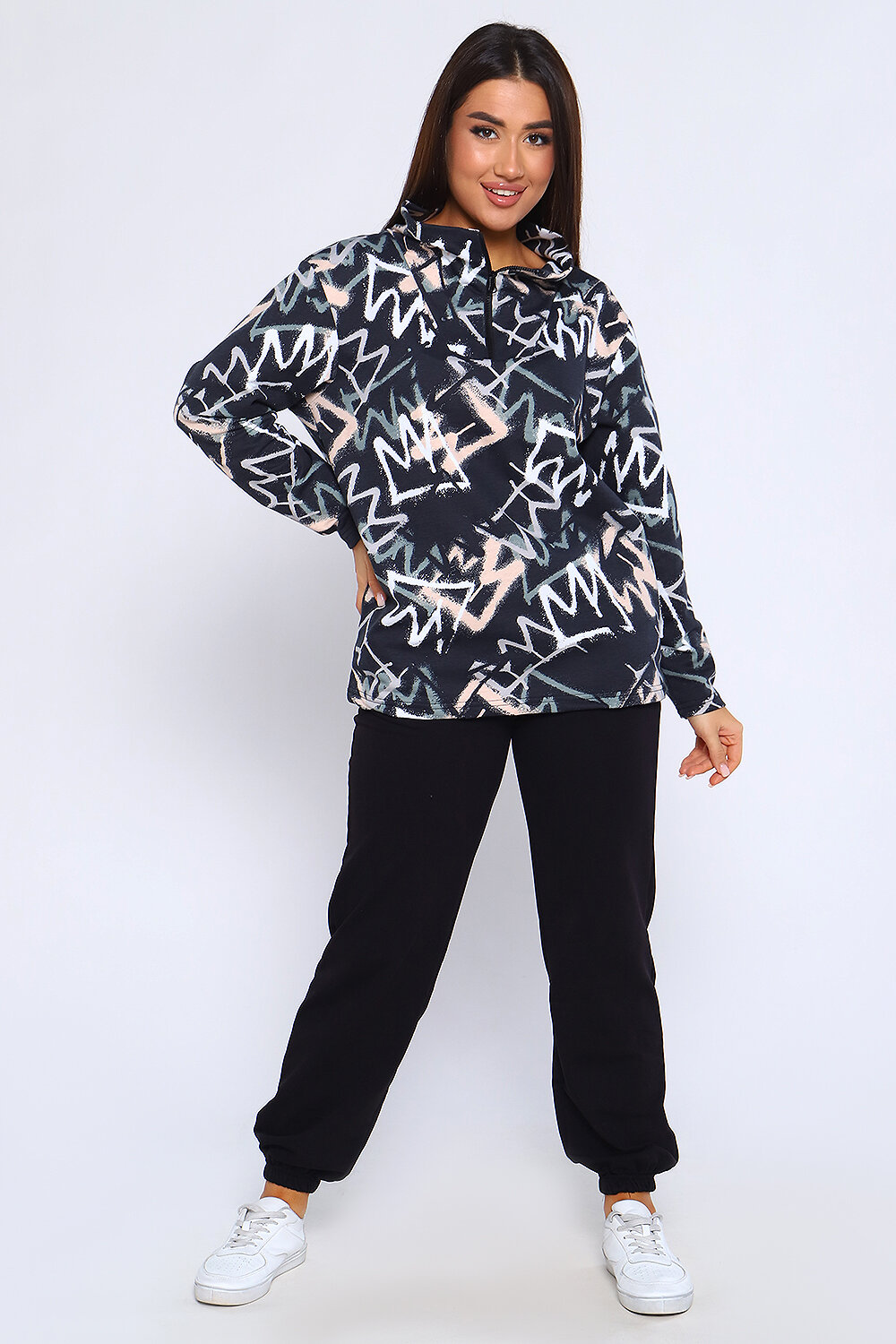 Натали Костюм 333650 24275 черный/серый