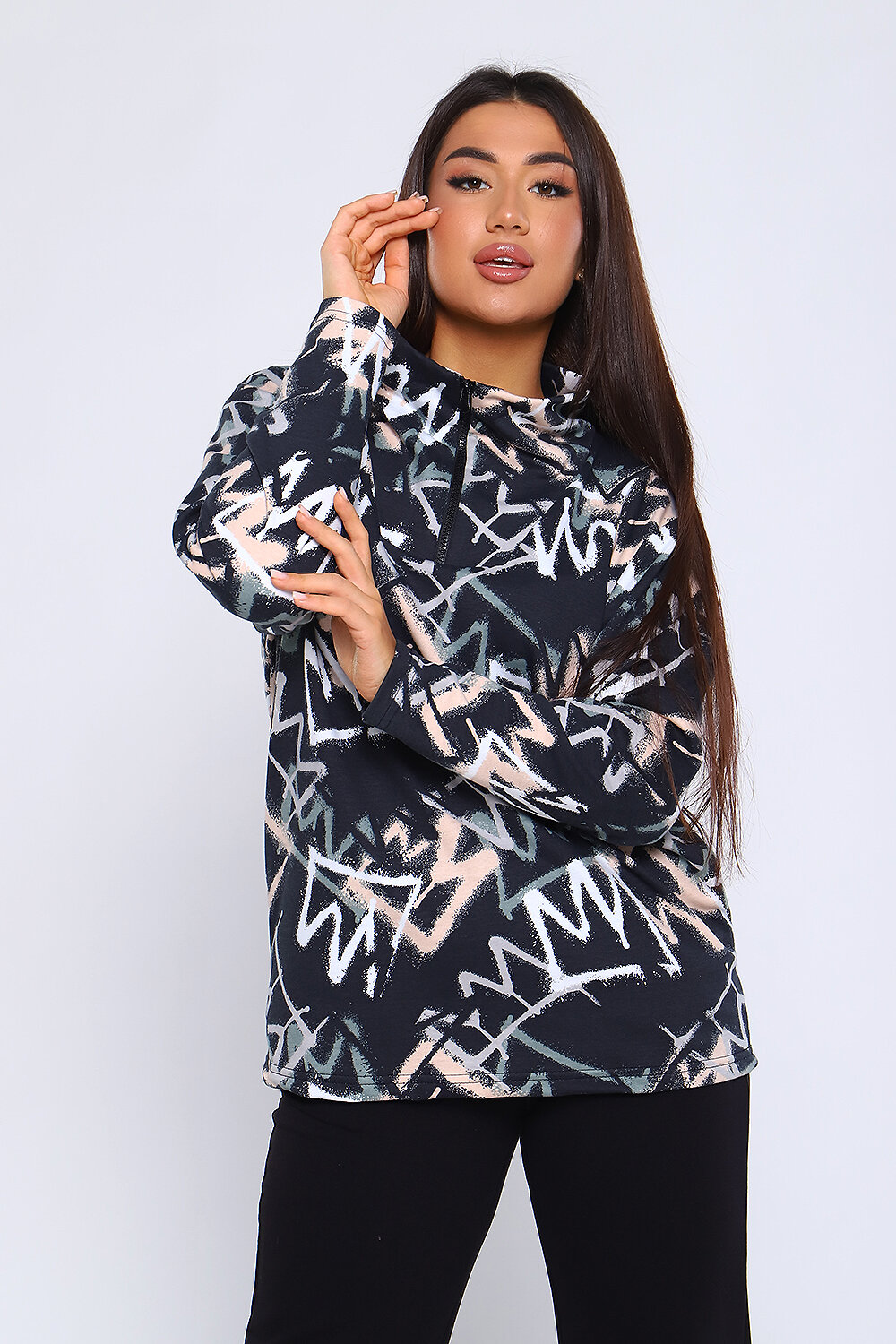 Натали Костюм 333650 24275 черный/серый