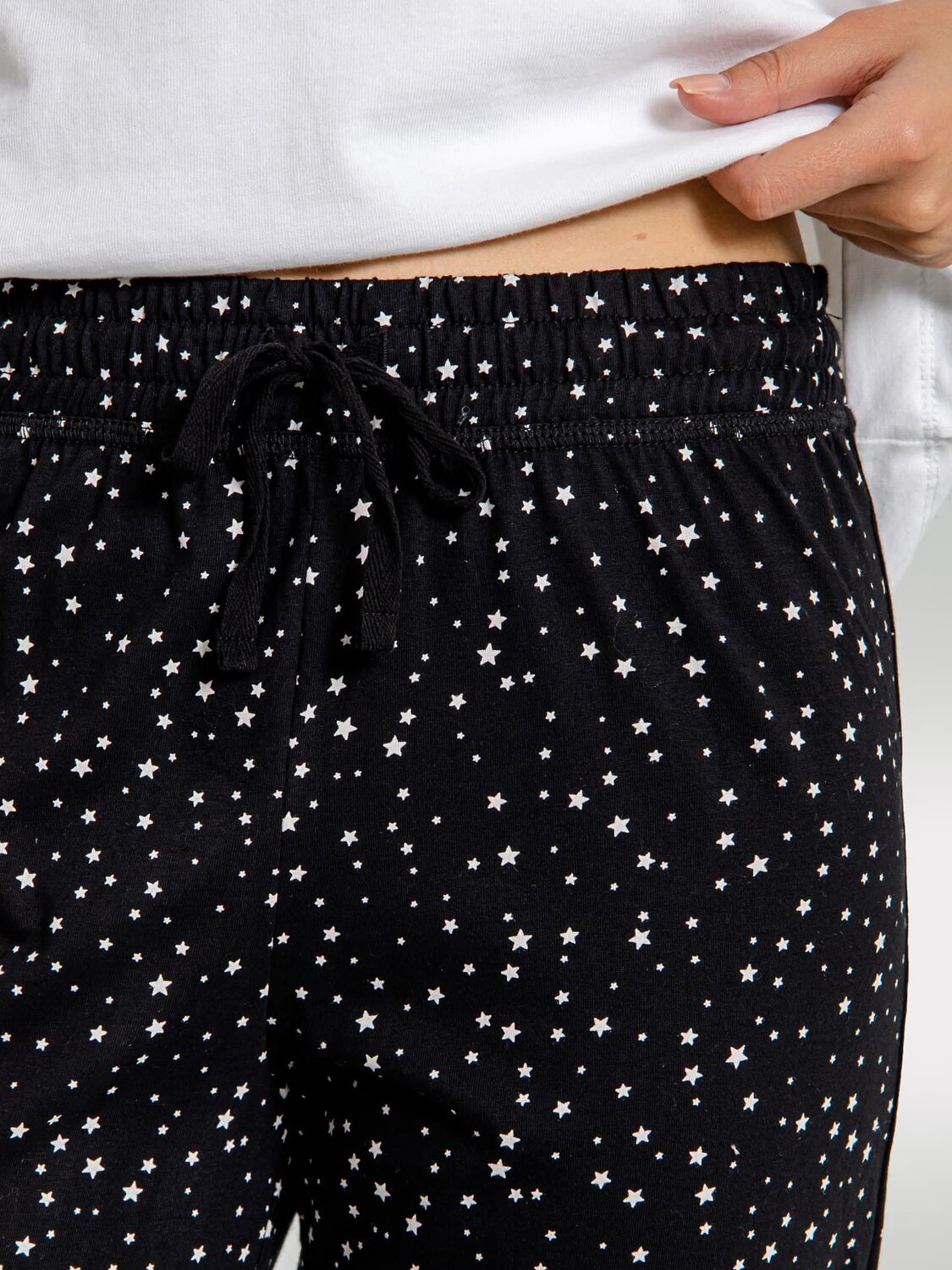 MARK FORMELLE Брюки 333799 532310 мелкие звезды на черном