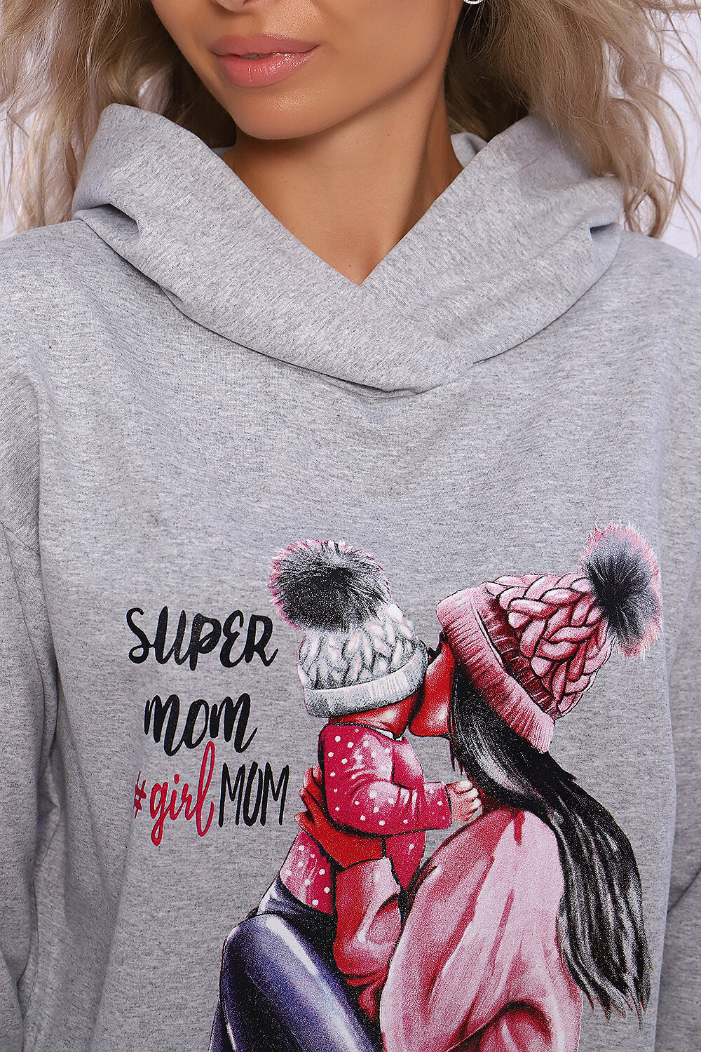 Натали Толстовка 334833 85017 серый