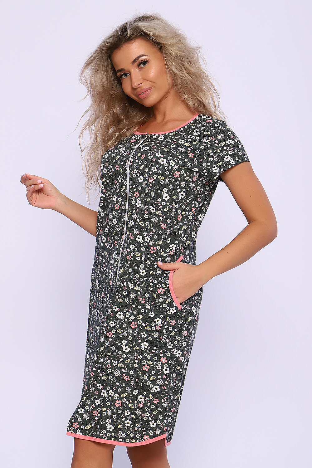 Натали Халат 334839 85015 хаки