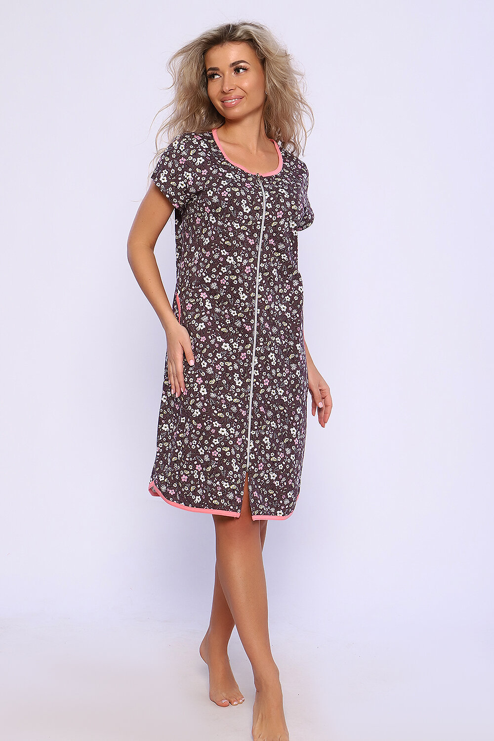 Натали Халат 334840 85015 коричневый