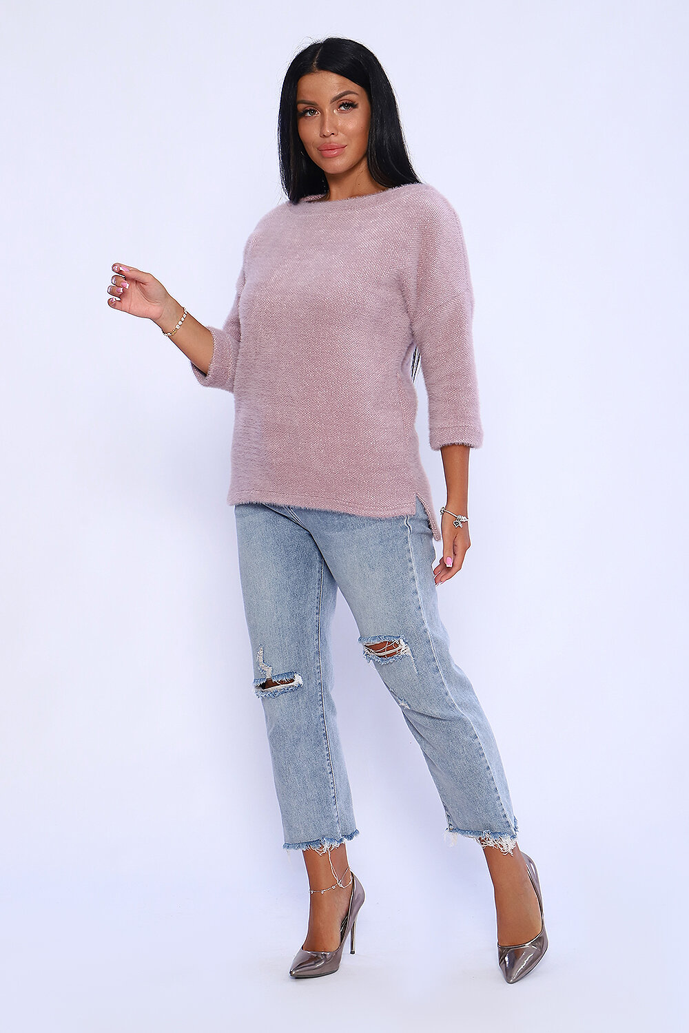 Натали Джемпер 334944 82032 пудра сиреневая