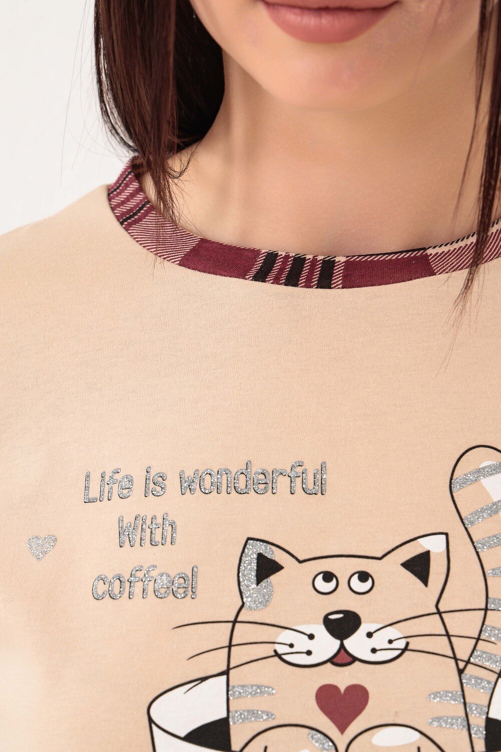 Натали Пижама 335021 21588 бежевый