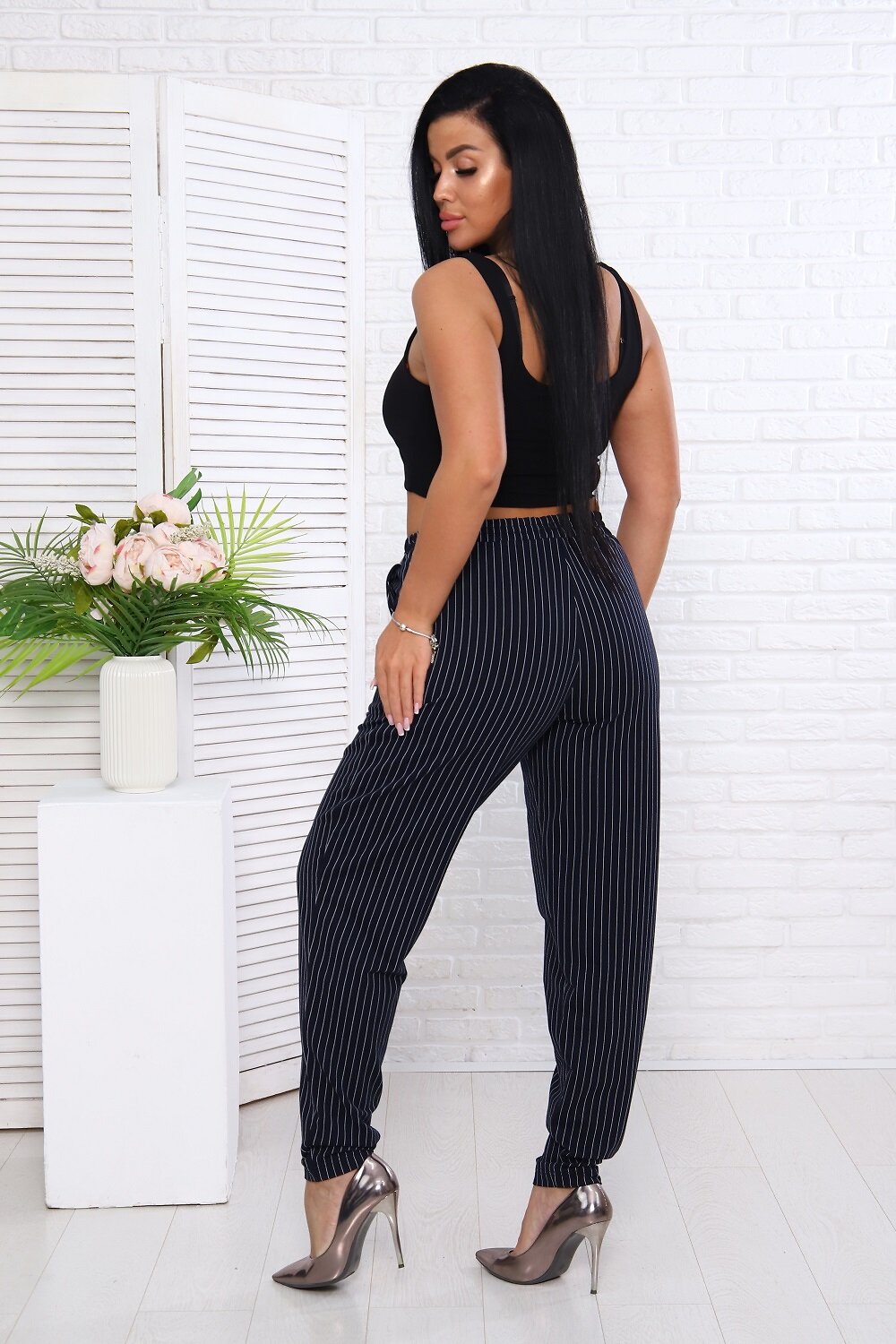 Натали Брюки 335075 57105 темно-синий