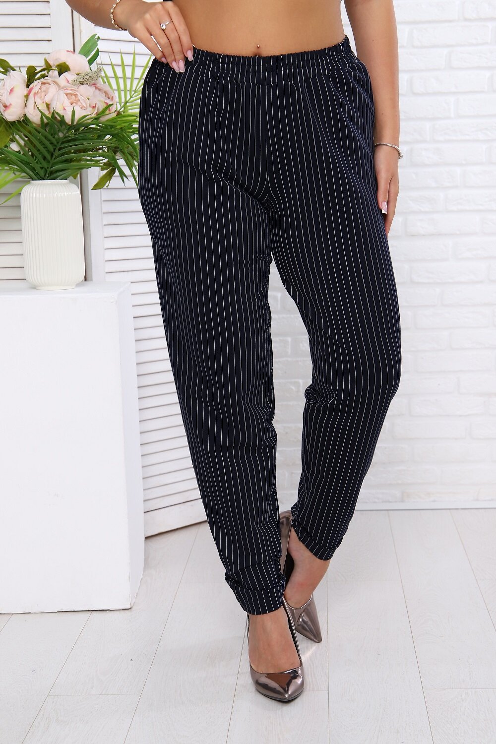 Натали Брюки 335075 57105 темно-синий