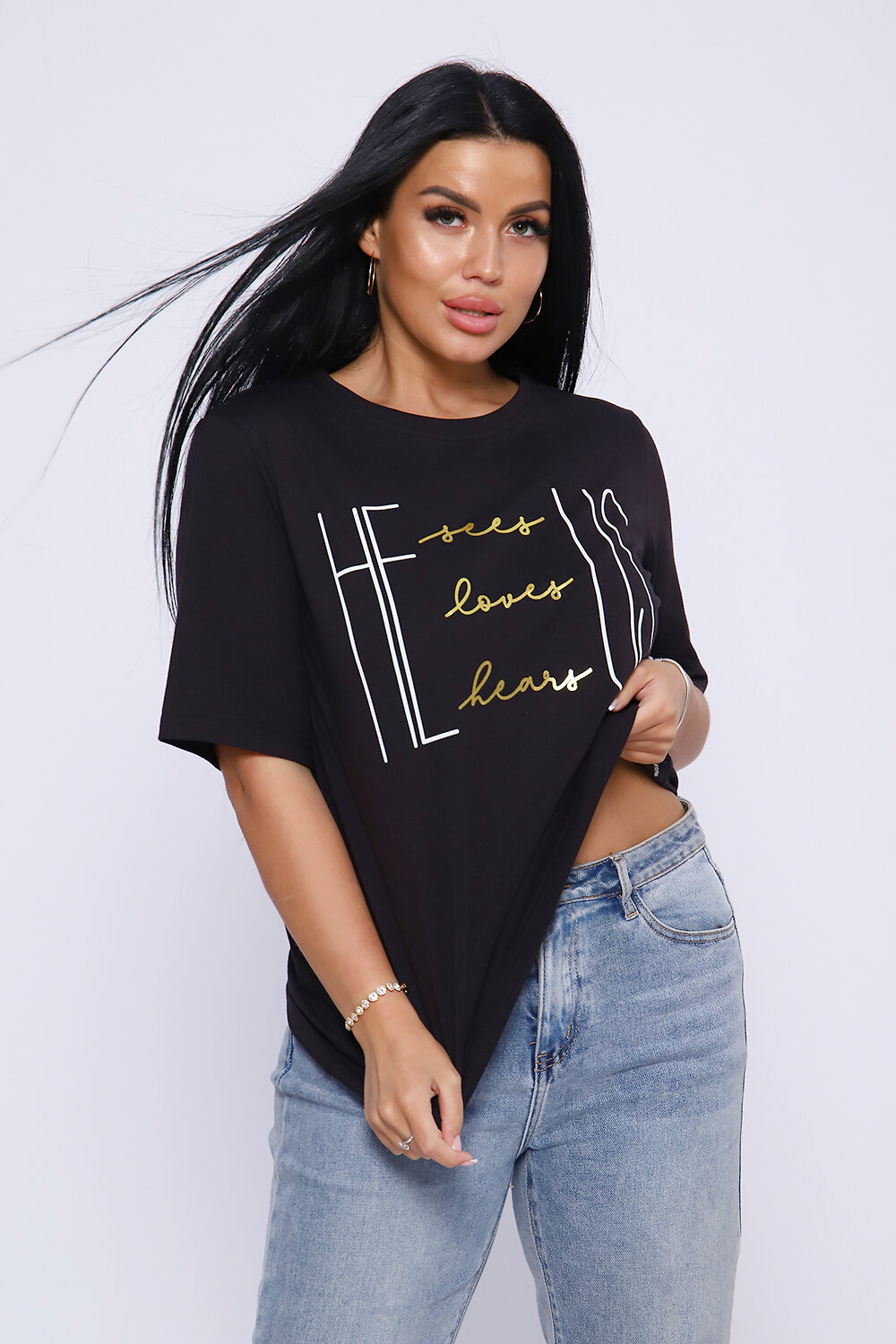 Натали Футболка 335099 80022 черный