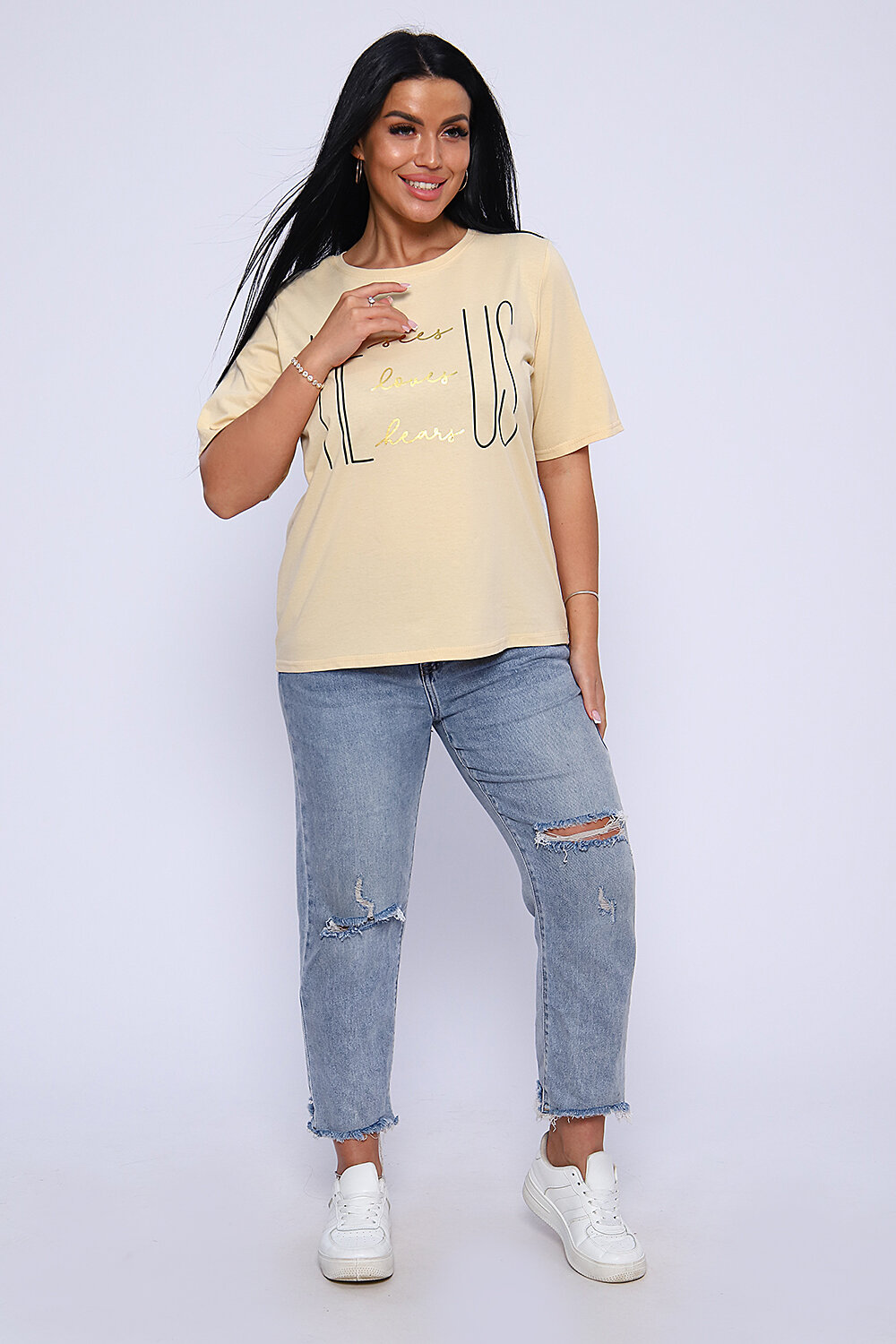 Натали Футболка 335100 80022 песочный