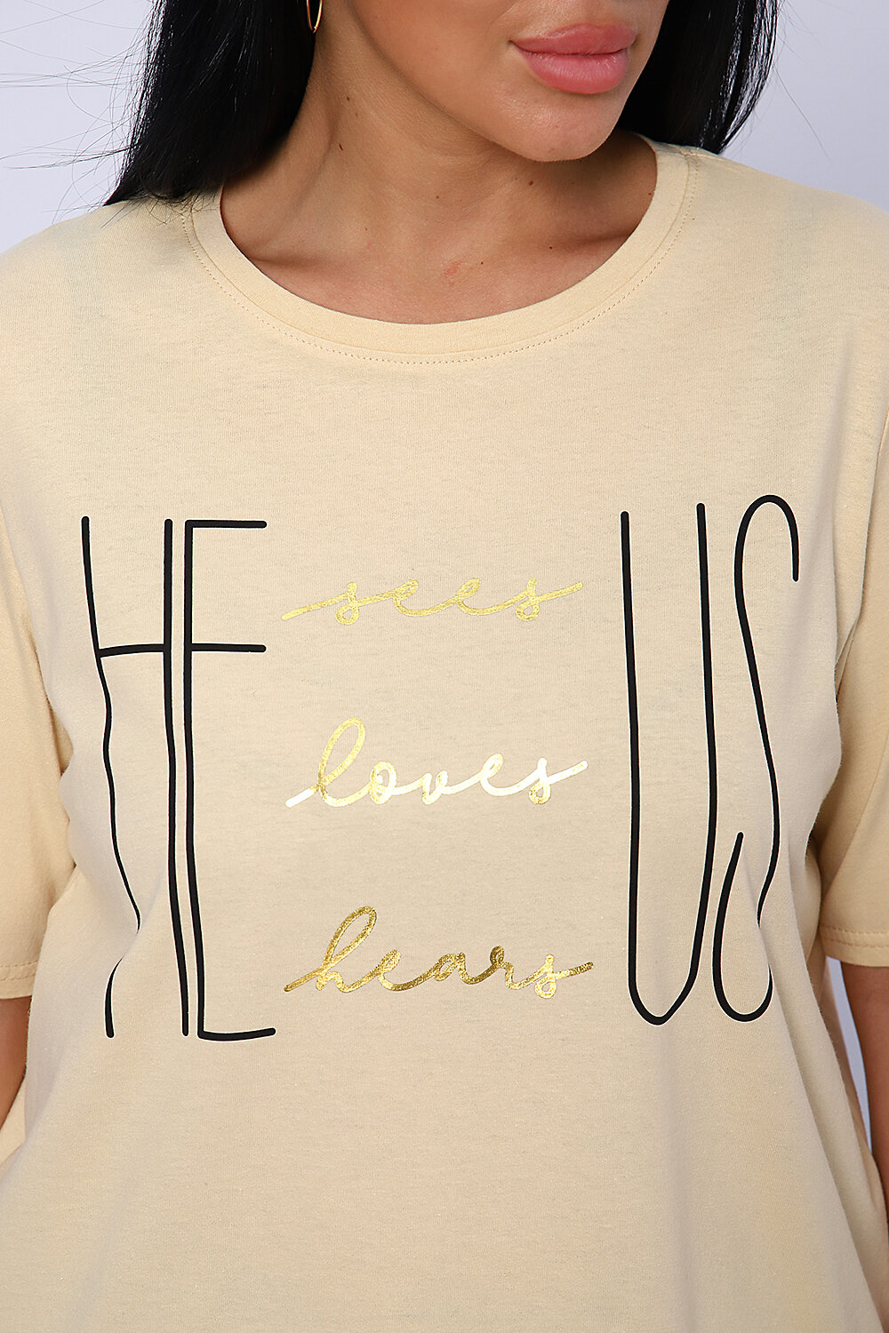 Натали Футболка 335100 80022 песочный