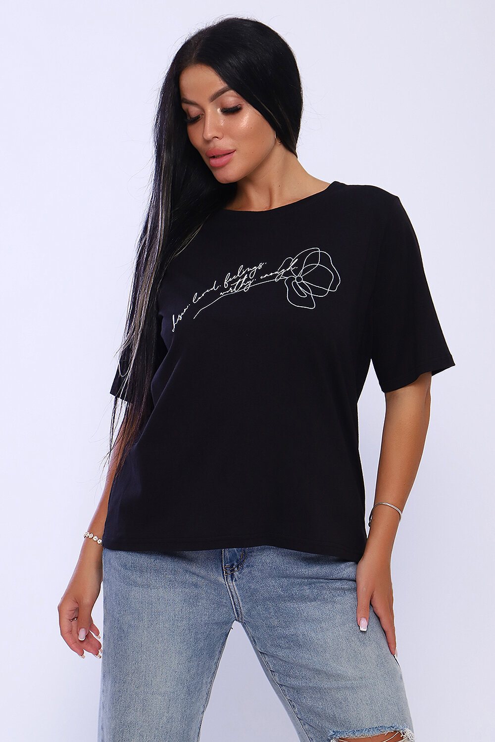 Натали Футболка 335101 80021 черный