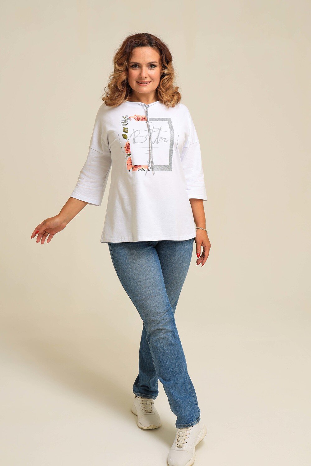 Натали Футболка 335608 50534 белый