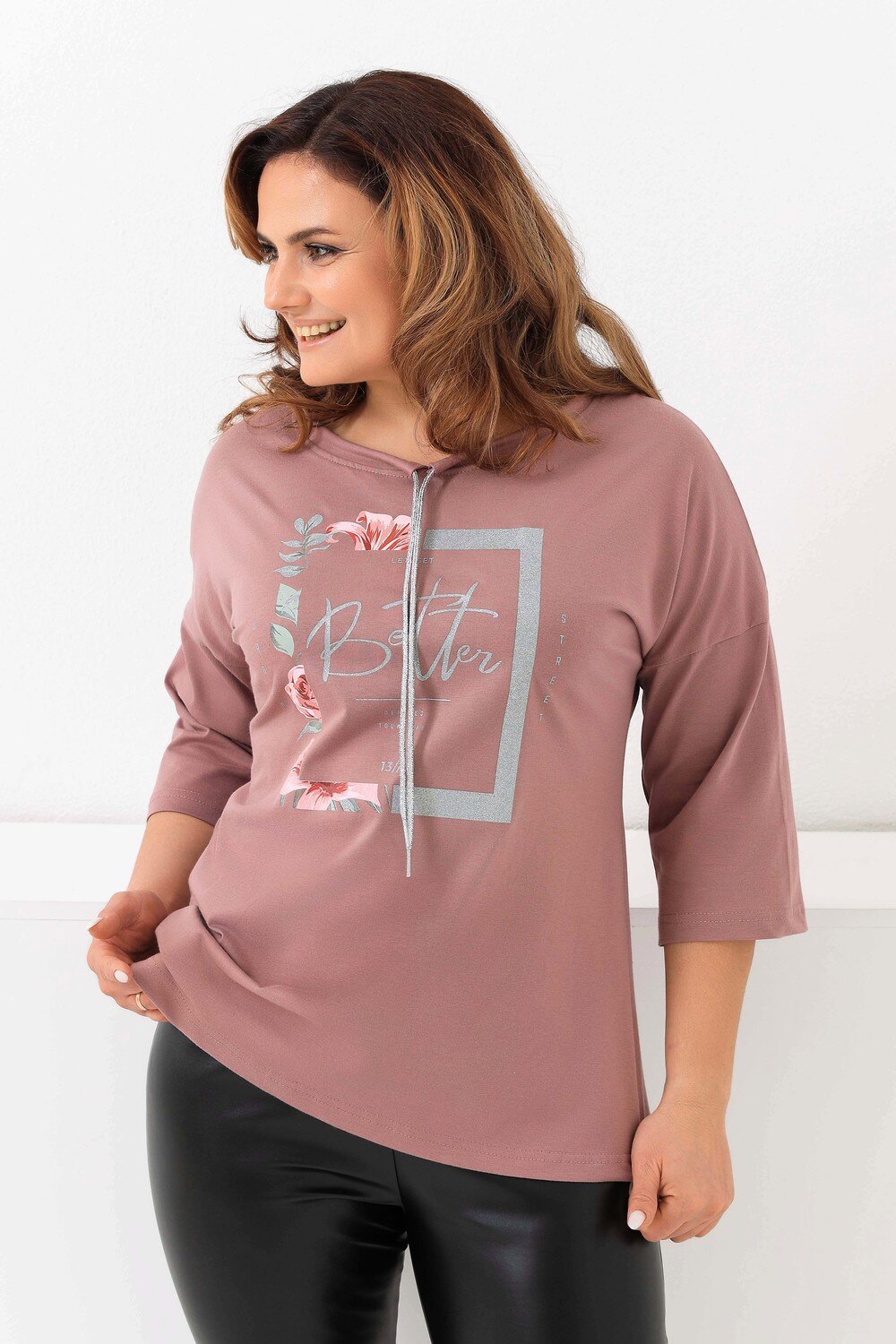 Натали Футболка 335609 50534 лиловый