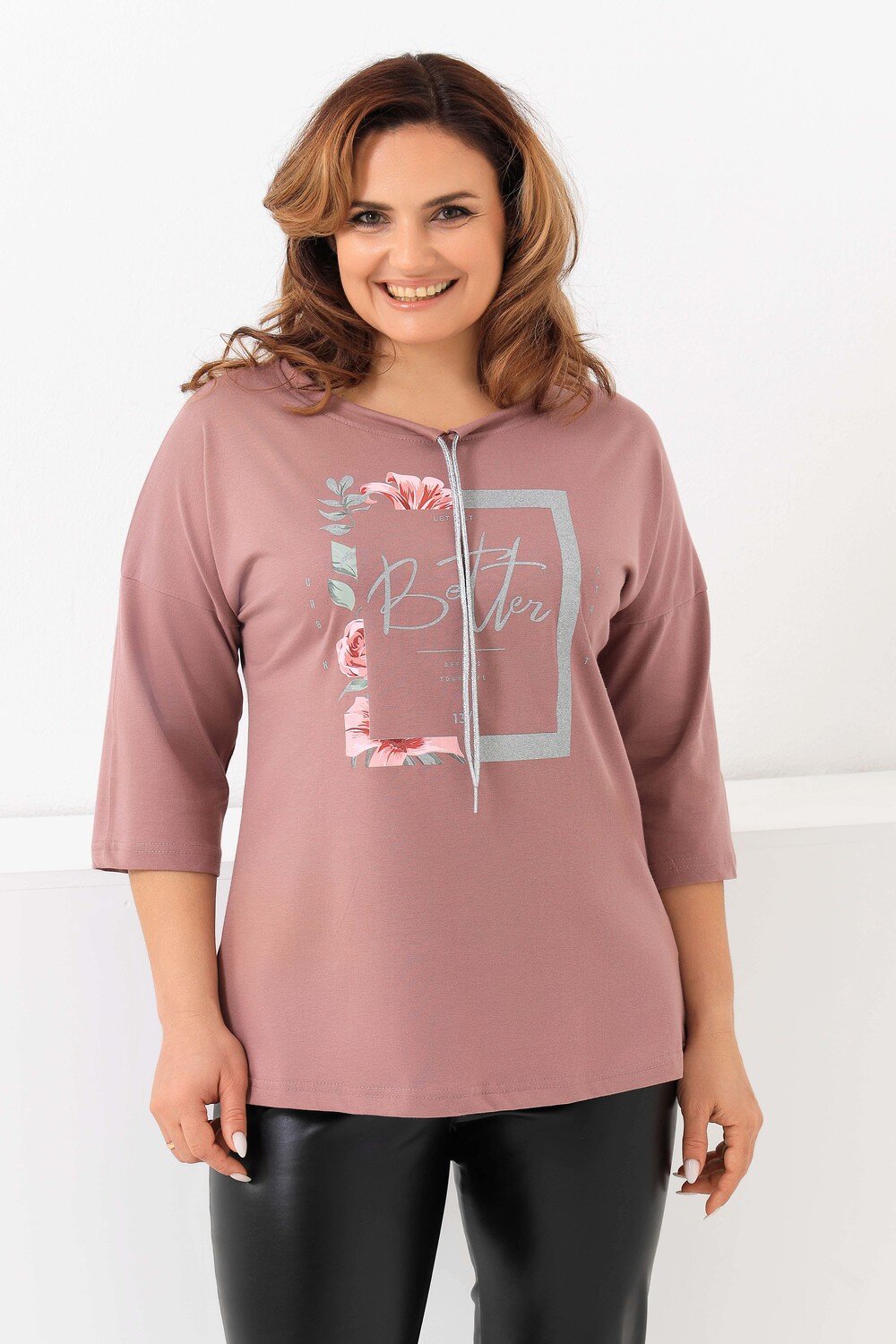 Натали Футболка 335609 50534 лиловый