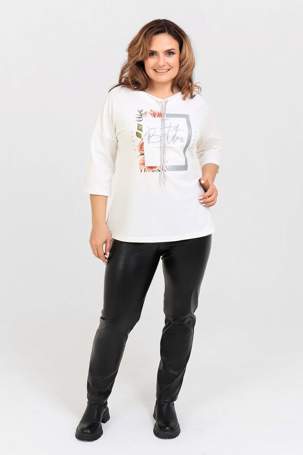 Натали Футболка 335610 50534 молочный