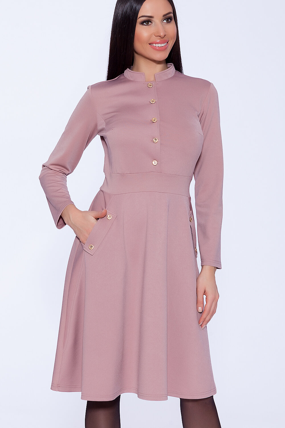 VISERDI Платье 53497 1631-схр 318850 Сухая роза