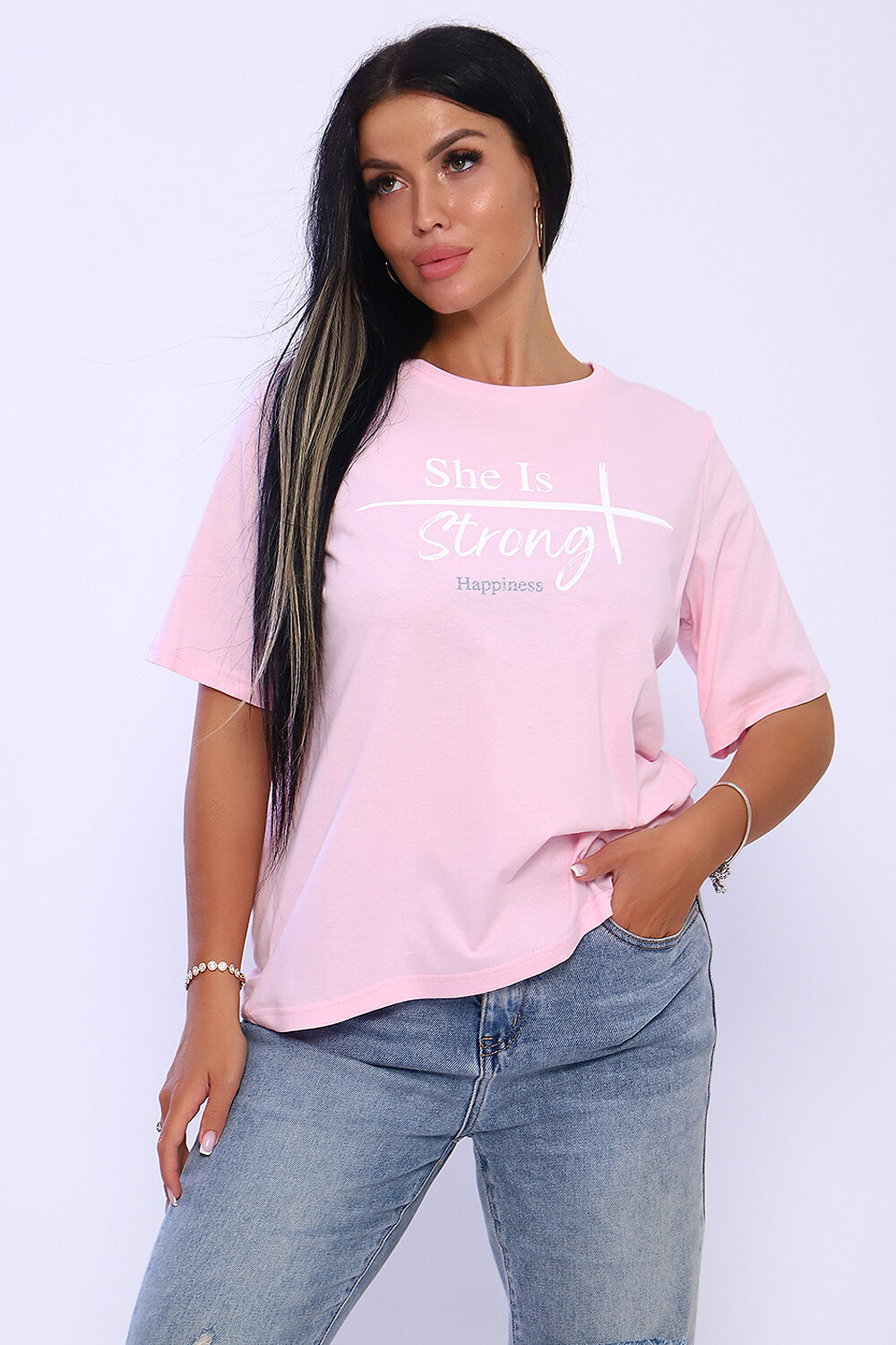 Натали Футболка 336128 80019 розовый