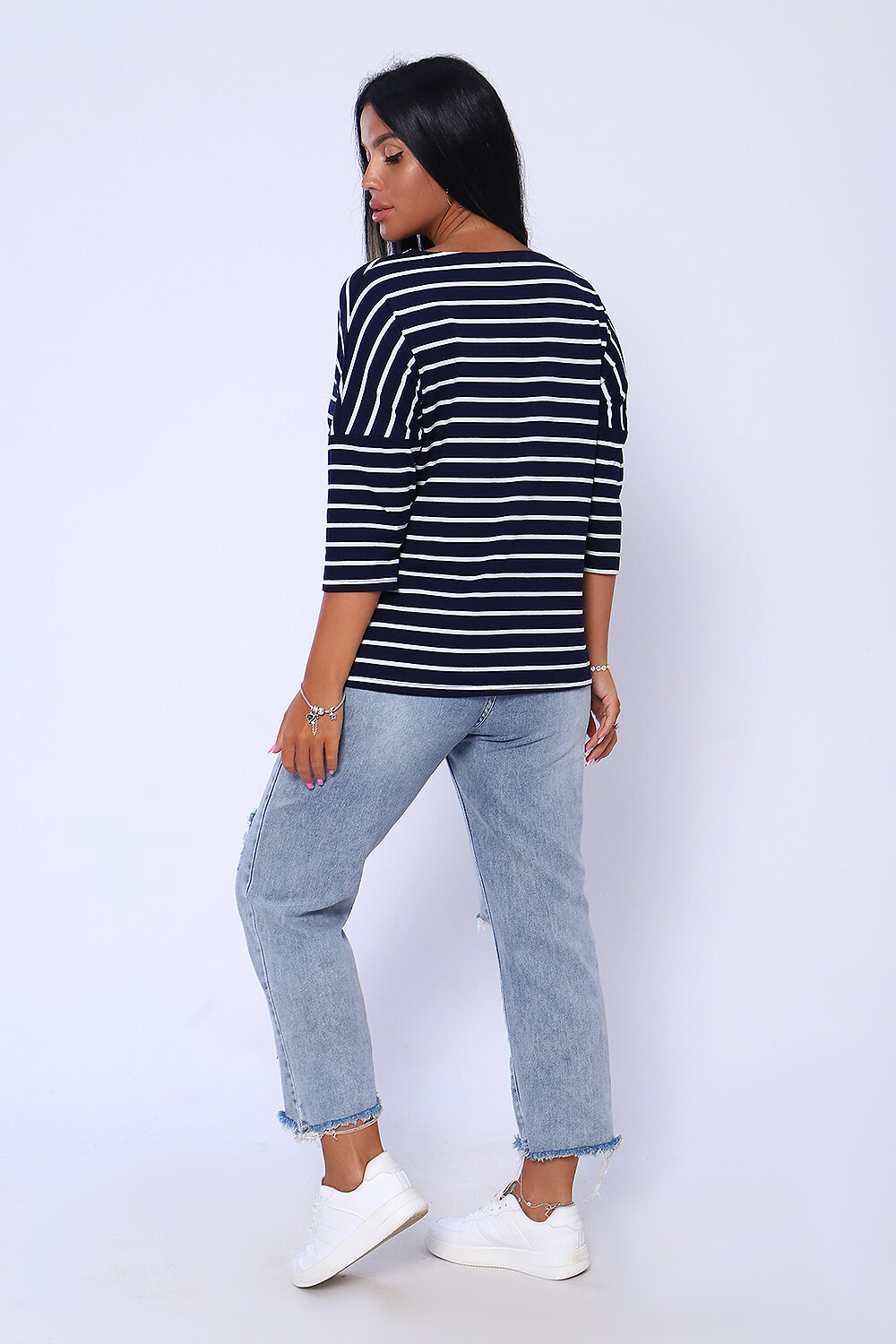 Натали Лонгслив 336457 82034 синяя полоска