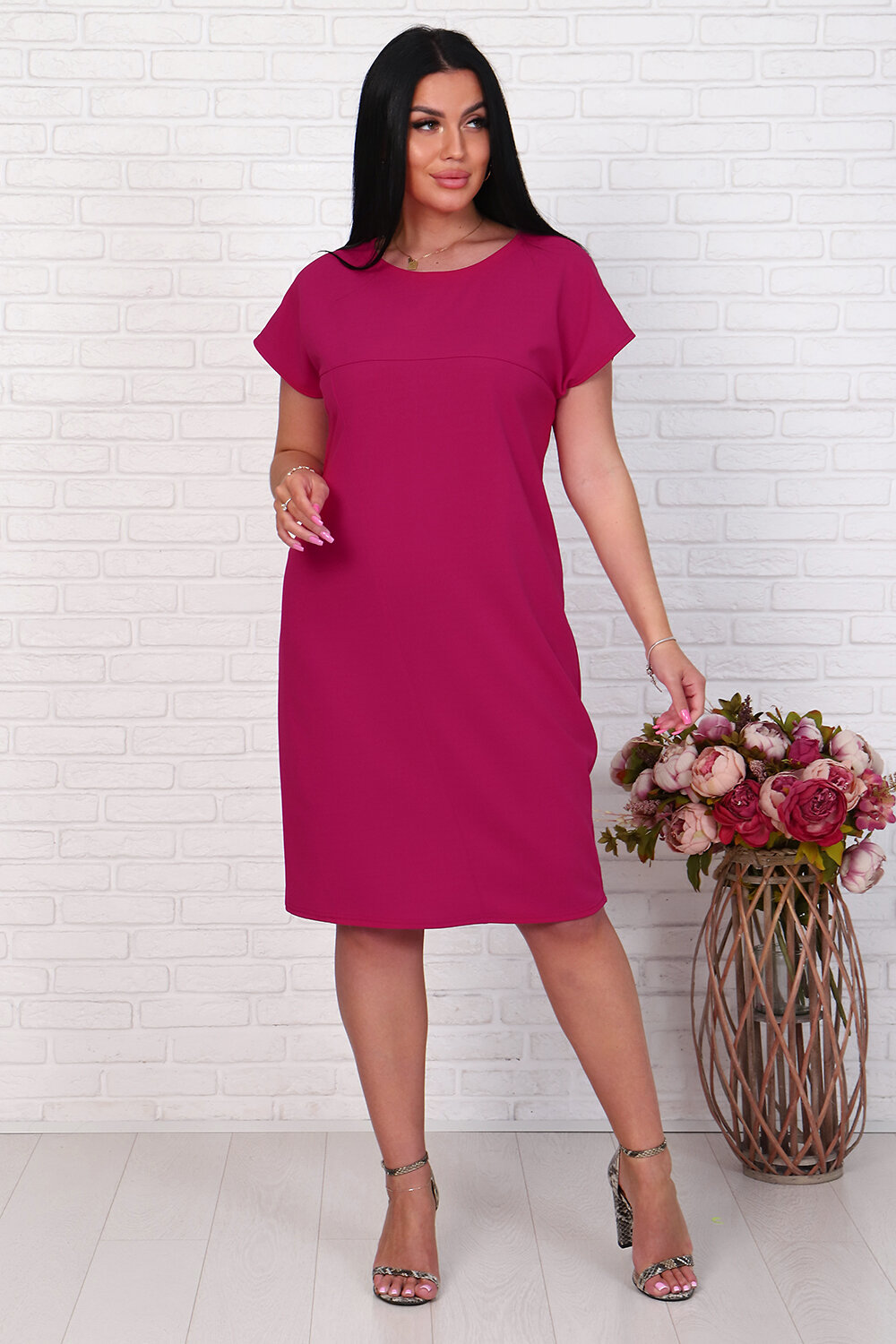 Натали Платье 336771 24647 фуксия