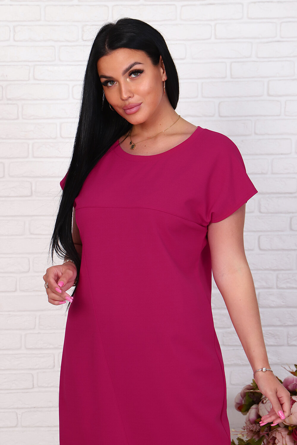 Натали Платье 336771 24647 фуксия