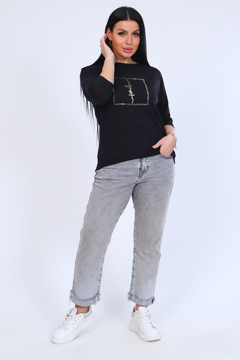 Натали Лонгслив 336881 82017 черный