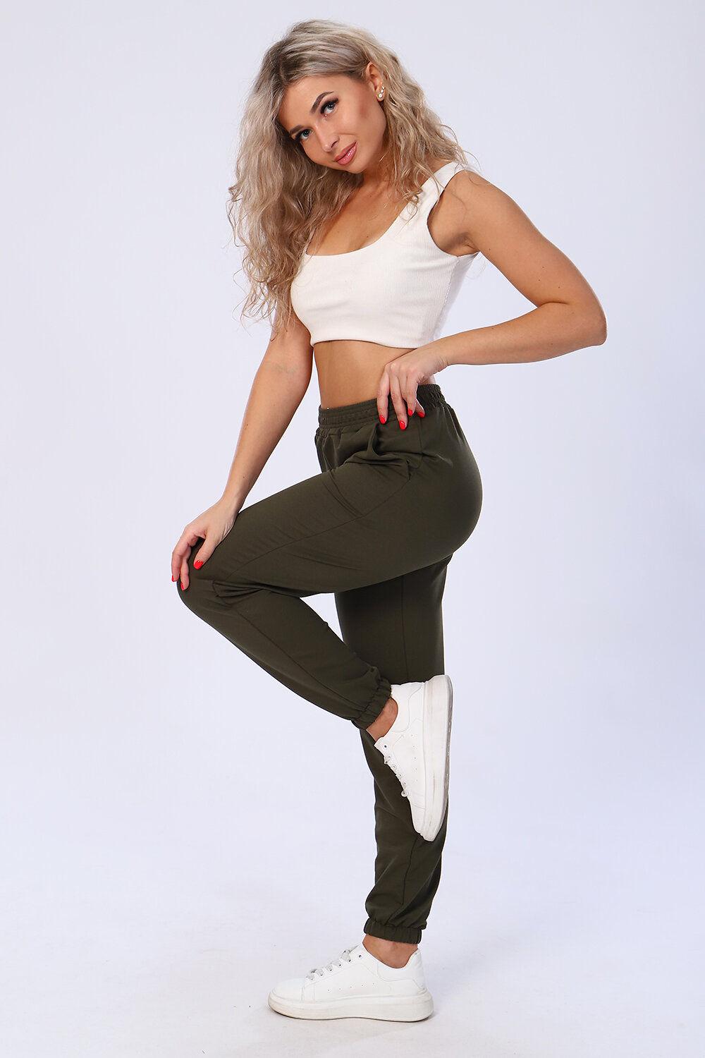 Натали Брюки 337928 36589 хаки