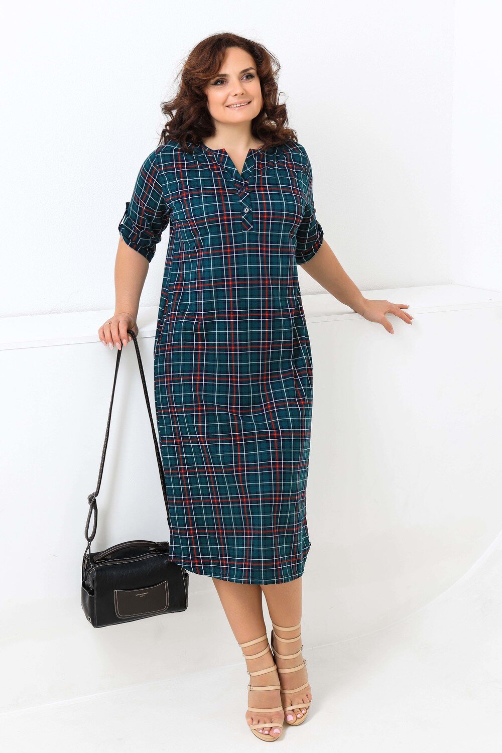 Натали Платье 337932 21559 изумруд