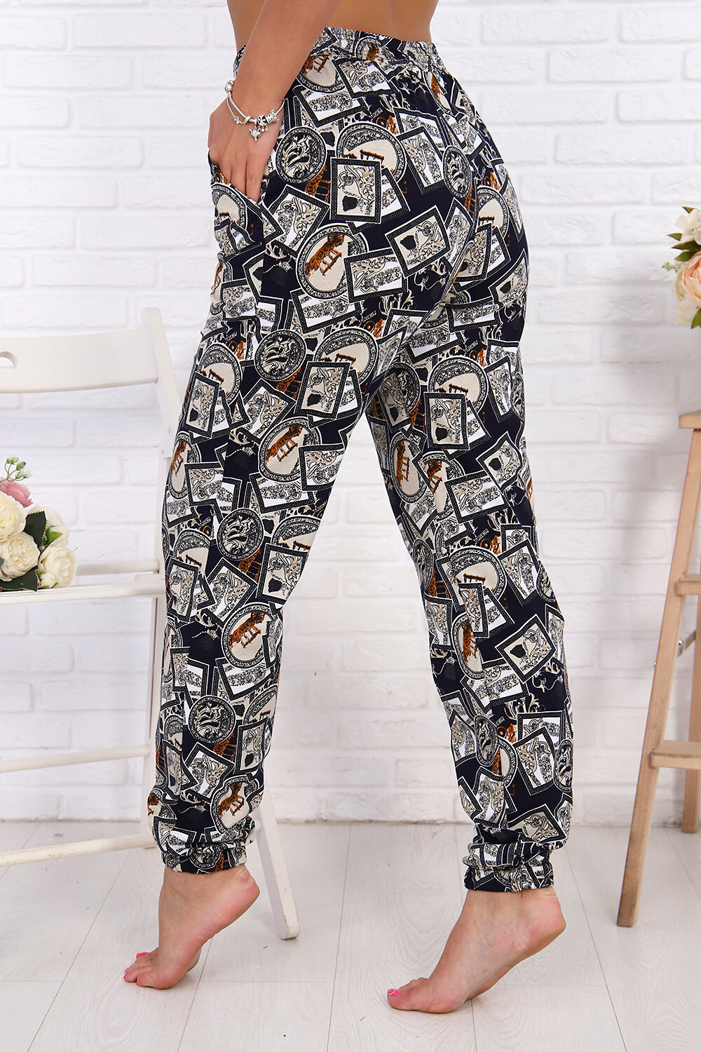 Натали Брюки 338376 36555 коричневый