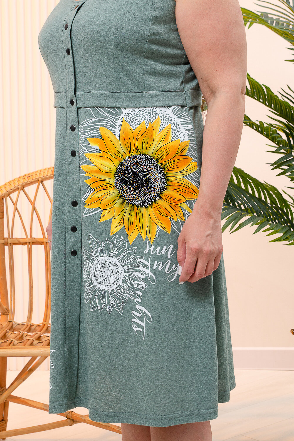 Натали Сарафан 339393 7393 хаки