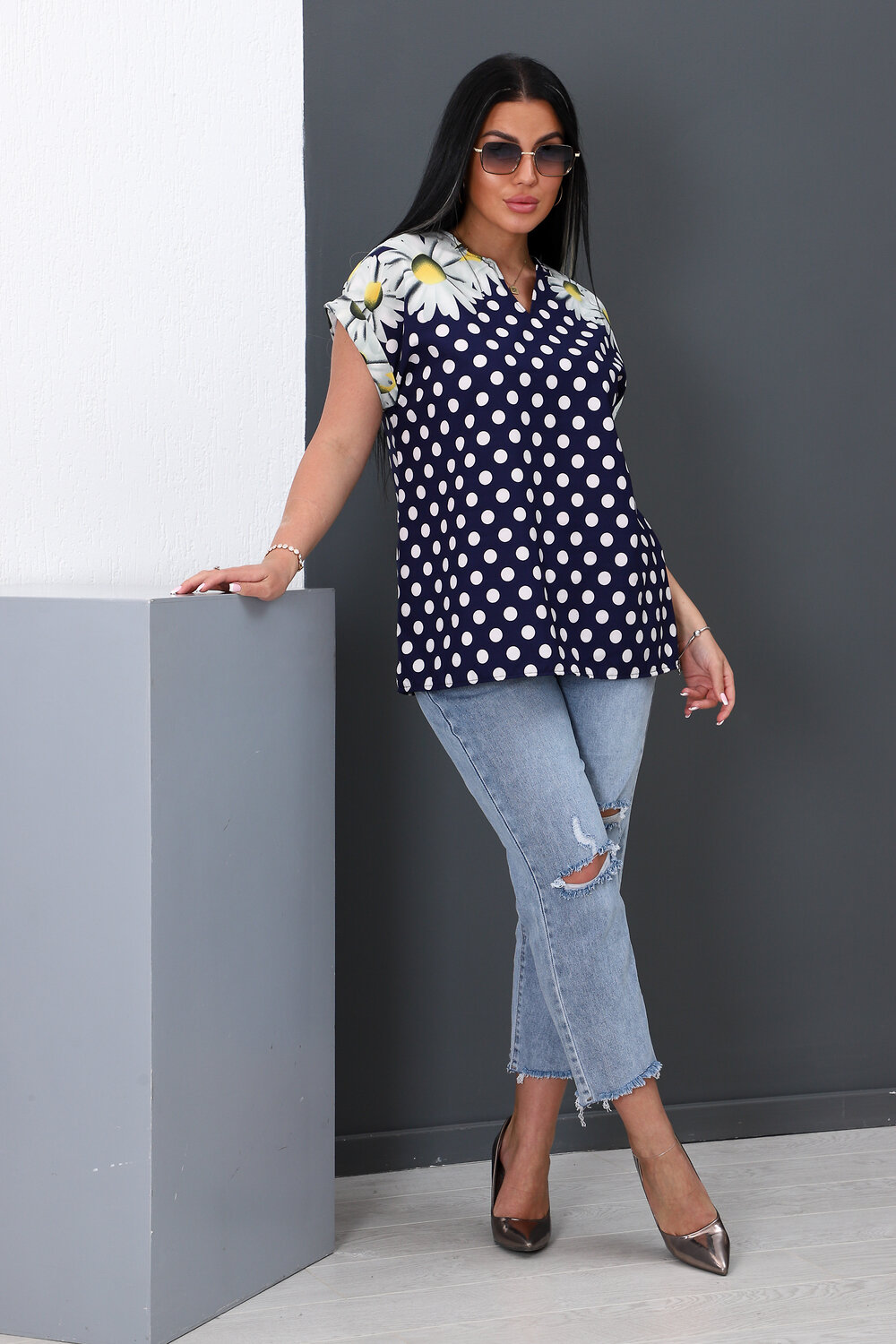 Натали Туника 339423 52281 синий