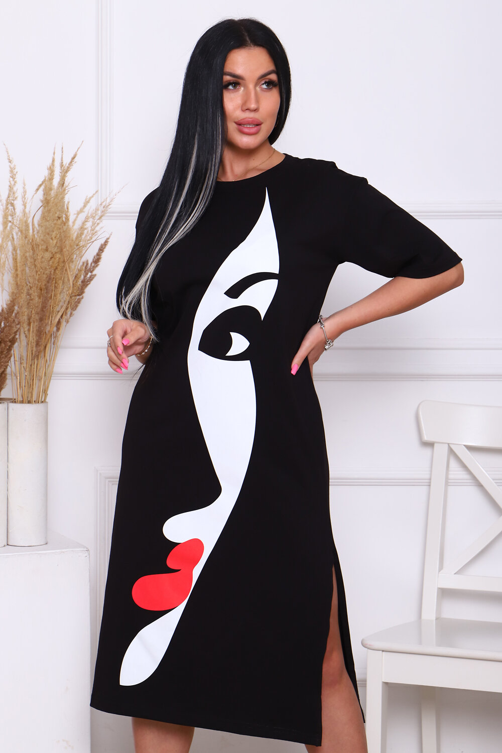 Натали Платье 339435 24269 черный