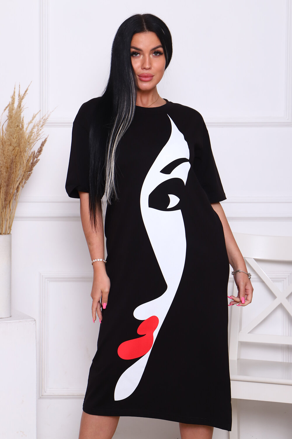 Натали Платье 339435 24269 черный